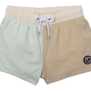 Kids Two-Tone Swim Trunks